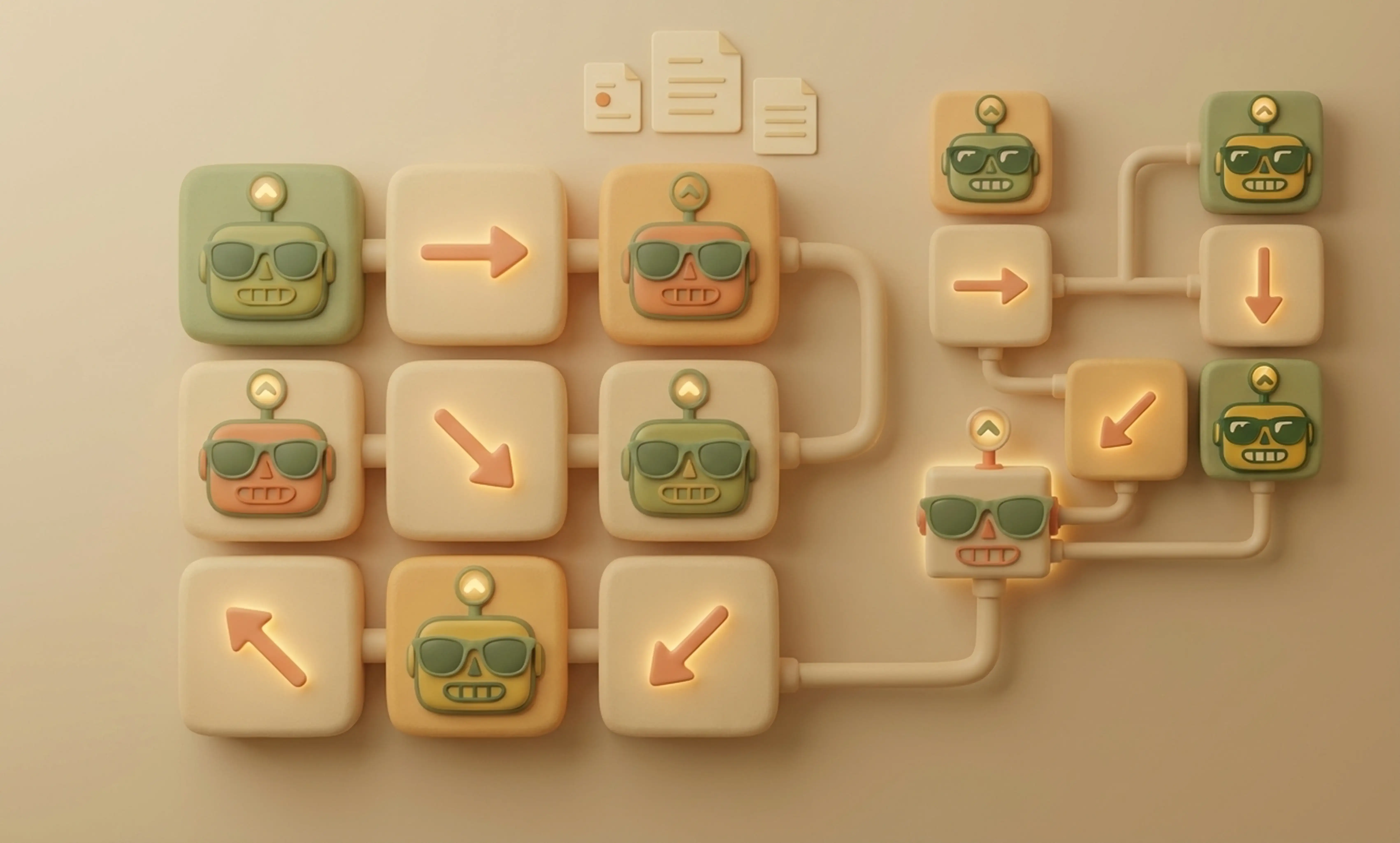 Always on AI agents processing biomedical data