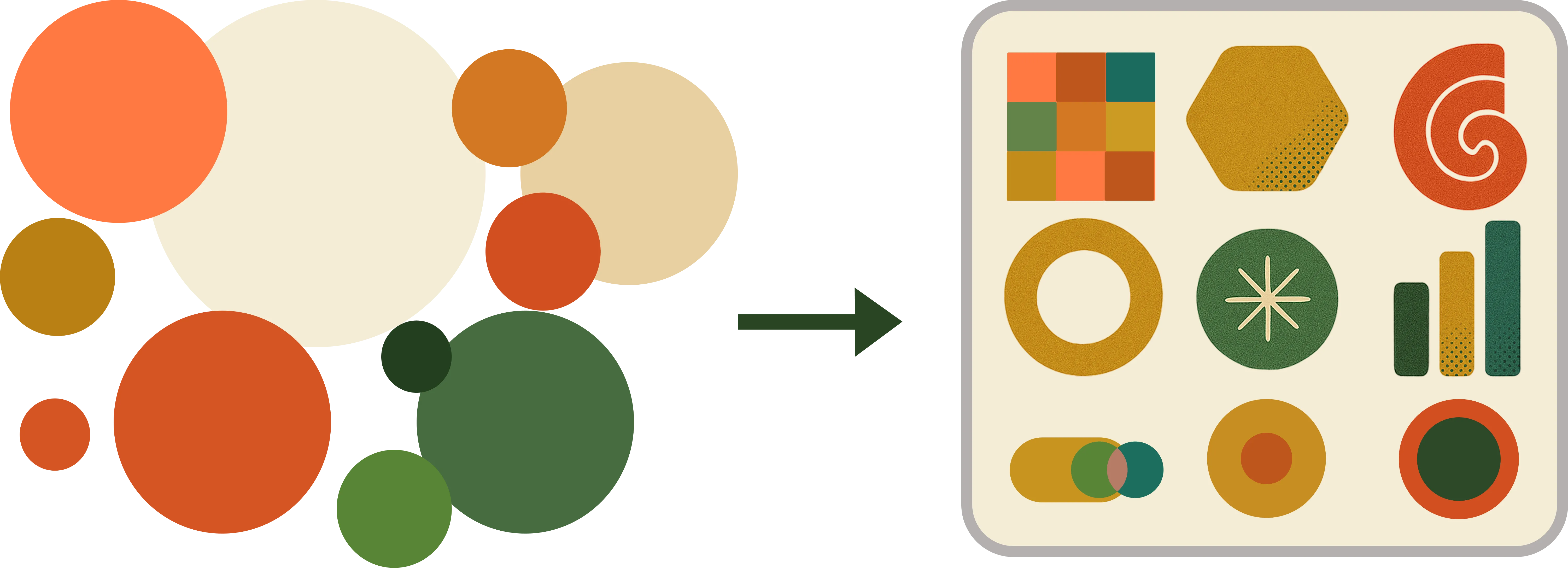 Scattered, unorganized biomedical data